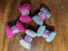 One Kit for making Fairisle Fingerless Mitts by Wee County Yarns, 5 mini skeins! — photo 10