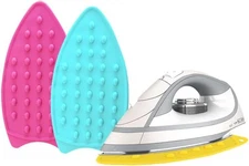 2Pack Silicone Iron Rest Pad, Thicker Series Hot Resistant Mat for Ironing Board