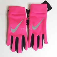 NWT Nike Girls Hyper Pink Tech Gloves For Touch Screen Devices Size 7/16 Youth
