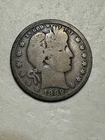 1899 Barber Quarter – 90% Silver – Vintage U.S. Coin