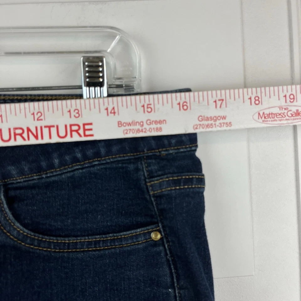 Pantalones Cortos de Denim Rafaella Talla 10 Elastizados Azul Lavado Oscuro Informales Chinos con Puños para Mujer Foto 2 de 4