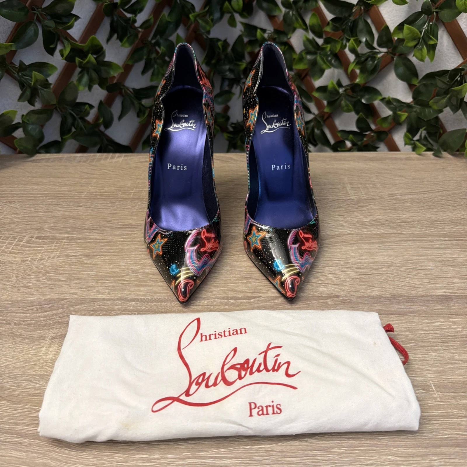 Christian Louboutin — Christian Louboutin Hot Chick Starlight Heels Size 39