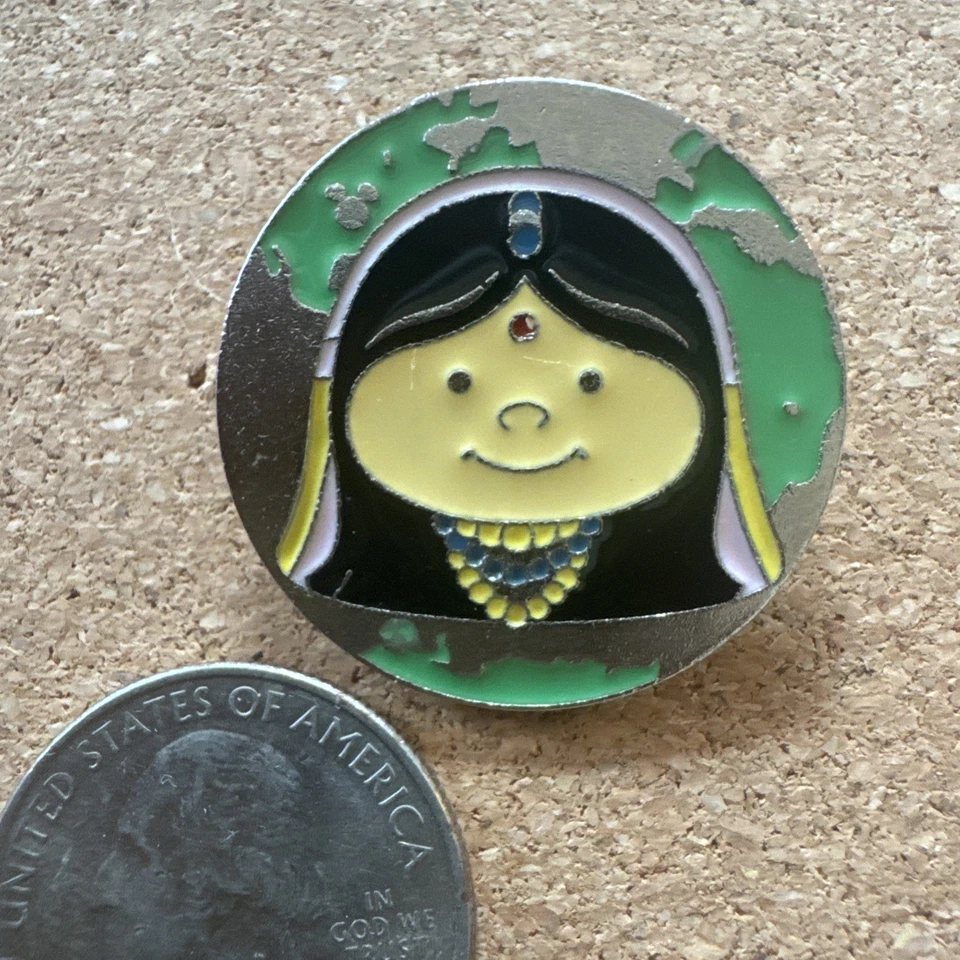 Disney Pins It's A Small World Globe 2009 Hidden Mickey DLR Lote de 3 Foto 4 de 4