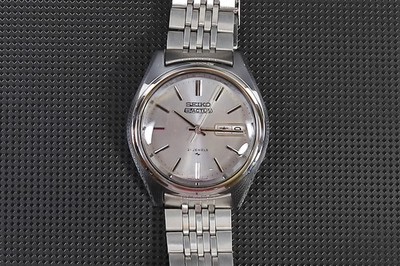 【美品・精度良好】SEIKO ACTUS 5 7019-7060 70’s Seiko 5 Actus 7019-7060 Automatic 21J Day-Date Silver Blue Dial