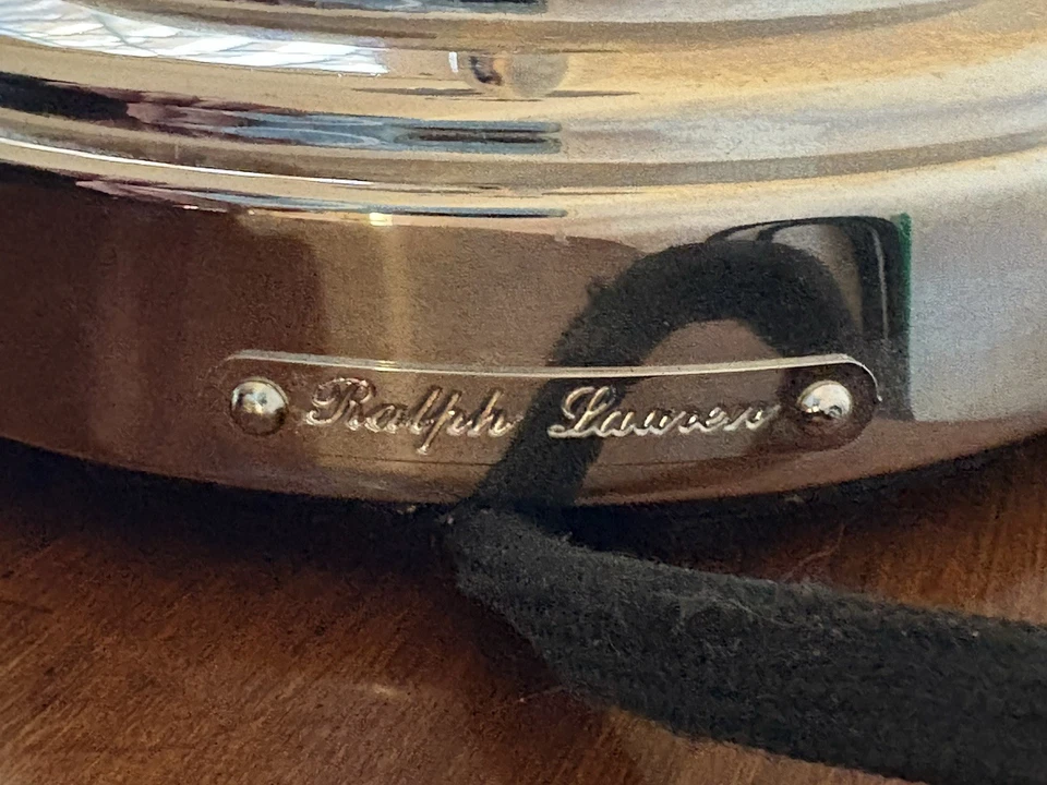 Abajur de mesa Ralph Lauren Anette com braço articulado em níquel polido - Imagem 2 de 4