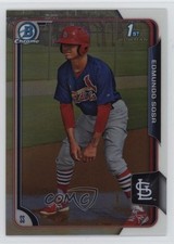 2015 Bowman Chrome Prospects Refractor /499 Edmundo Sosa #BCP95 0ho9