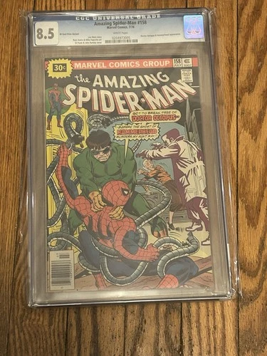 Amazing Spider-man 158 30C Price Var. CGC 8.5 VF Bronze Age Wein/Andru Marvel 76
