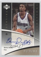 2006-07 Upper Deck Trilogy Generations Future Signatures Quincy Douby Auto 0c2