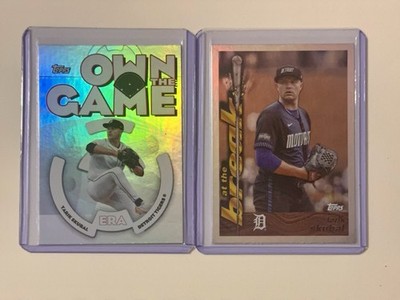 Tarik Skubal 2024 Topps Archives (2) Card Lot -060TG-17 & -95ATB-9