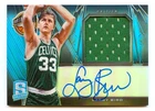 LARRY BIRD 2013 SPECTRA HALL OF FAME HOF BLUE PRIZM JERSEY AUTO AUTOGRAPH /20