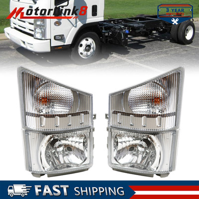 2x Headlight Corner Lamps Left Right For 2008-2020 ISUZU NPR NPR-HD NQR NRR