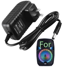 AC Adapter Charger For QFX PBX-8074 Rechargeable Party Speaker Power Supply Cord
