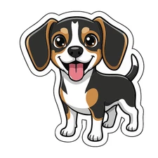 Cheagle Sticker Decal Vinyl Die-Cut Dog Companion Design