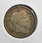 1898 Barber Dime 10C .900 Silver Business Strike Philadelphia Mint KM#113