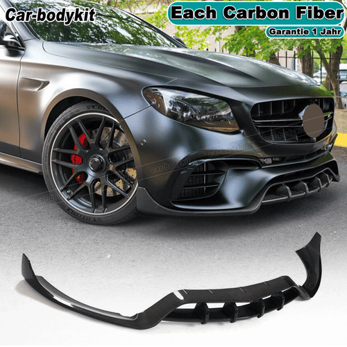 Carbon Frontlippe Frontspoiler Frontansatz für Mercedes W213 E63 AMG S 2016-2019