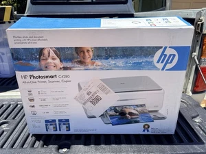 NEW HP Photosmart C4280 All-In-One Inkjet Printer Color Scanner Copier NIB READ!
