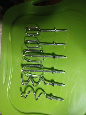 Oster Regency Kitchen Center Mixer Replacement Dough Hooks And Beaters Set of 6.