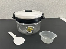 HARIO XRC-2 Rice Cooker 2 - Makes 2-4 Cups In Microwave Oven Made In Japan