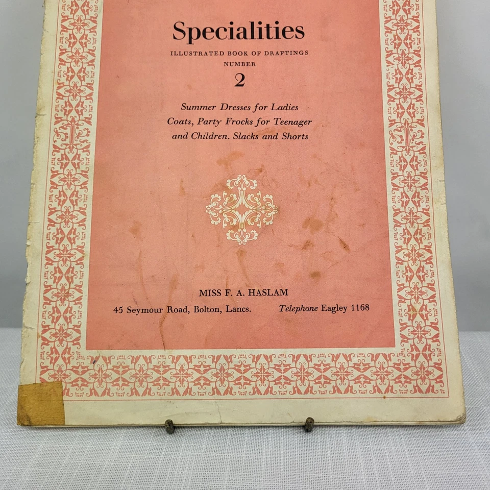 Vintage Haslam System of Dresscutting - Specialities No. 2 Vintage Free Postage  - Image 3 of 4