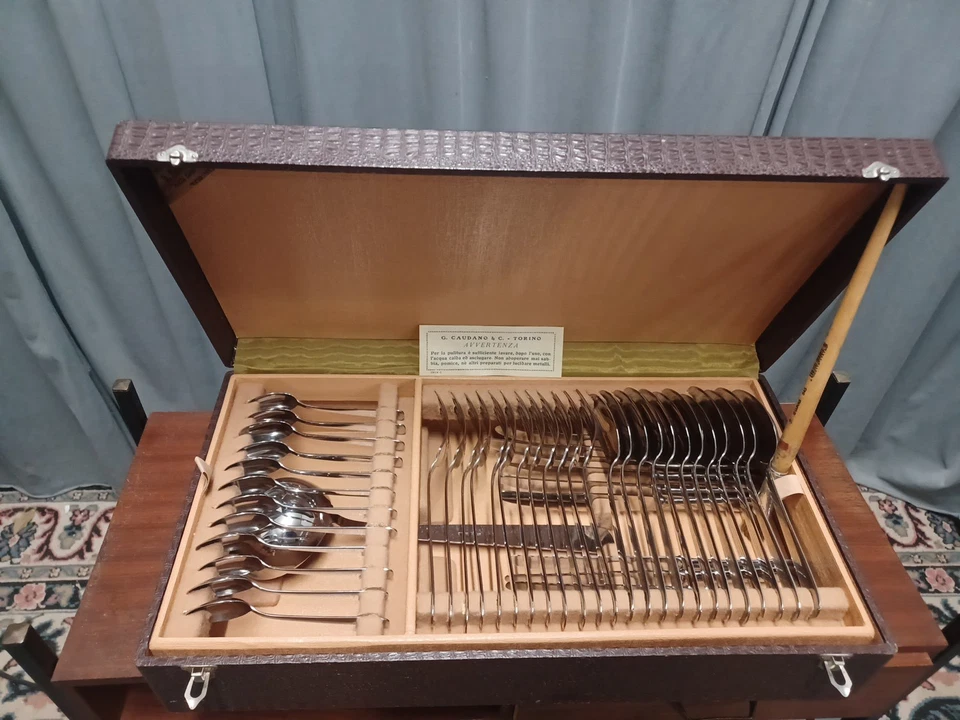 Servizio Di Posate G. Causano & C. Torino Epoca 900 - Immagine 2 di 4
