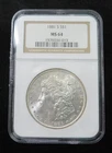 1881-S Morgan Silver Dollar * NGC Graded MS64 * Beautiful Coin *
