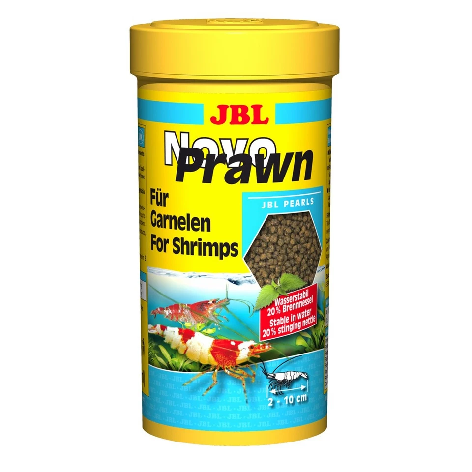 JBL NovoPrawn 250 ml - Novo Prawn Futterperlen Garnelen Futter Perlen Krebse