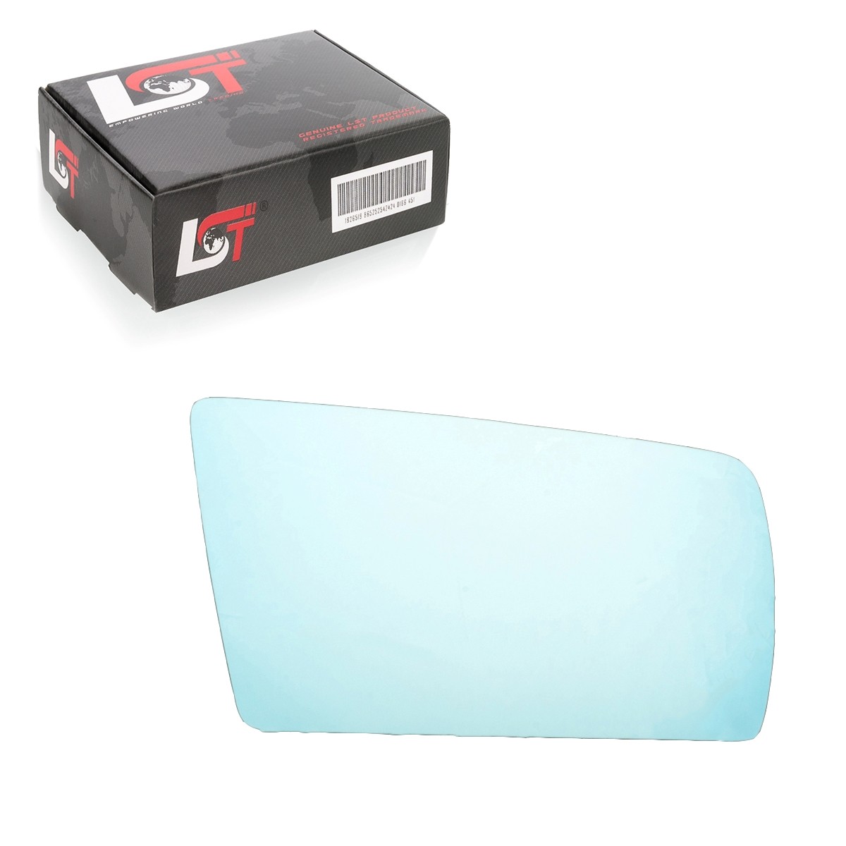 Right Side Mirror Convex Adhesive Blue for Mercedes E-Class W210 S210 -99