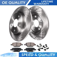 330mm Front Disc Brake Rotors and Ceramic Brake Pads For Honda Pilot 2009-2015