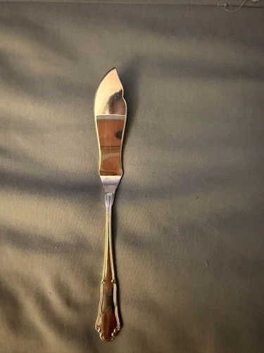 Wallace Barocco Sterling Silverware (1995): Flat Handle Master Butter Knife