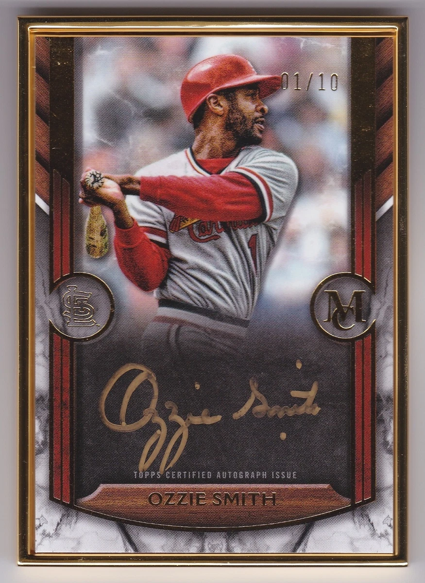Ozzie Smith Baseball Serial Numbered Sports Trading Cards