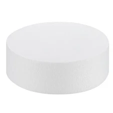 Round Foam Cake Dummy 6 Inch x 2 Inch Circle Dummy Cake Set for Wedding Cakes