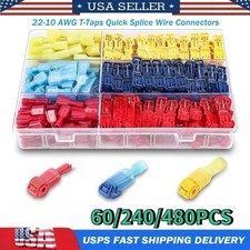 480/60x Quick Splice Scotch Lock T Tap Wire Joint Cable Crimp Terminal Connector