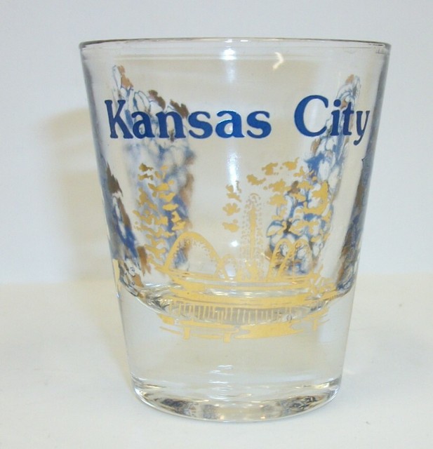 Vintage Barware Kansas City Souvenir Shot Glass eBay