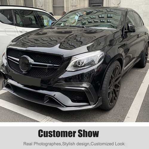 For Mercedes Benz C292 GLE63 15+ Real Carbon Front Bumper Air Vent Trim Fins - Bild 3 von 13