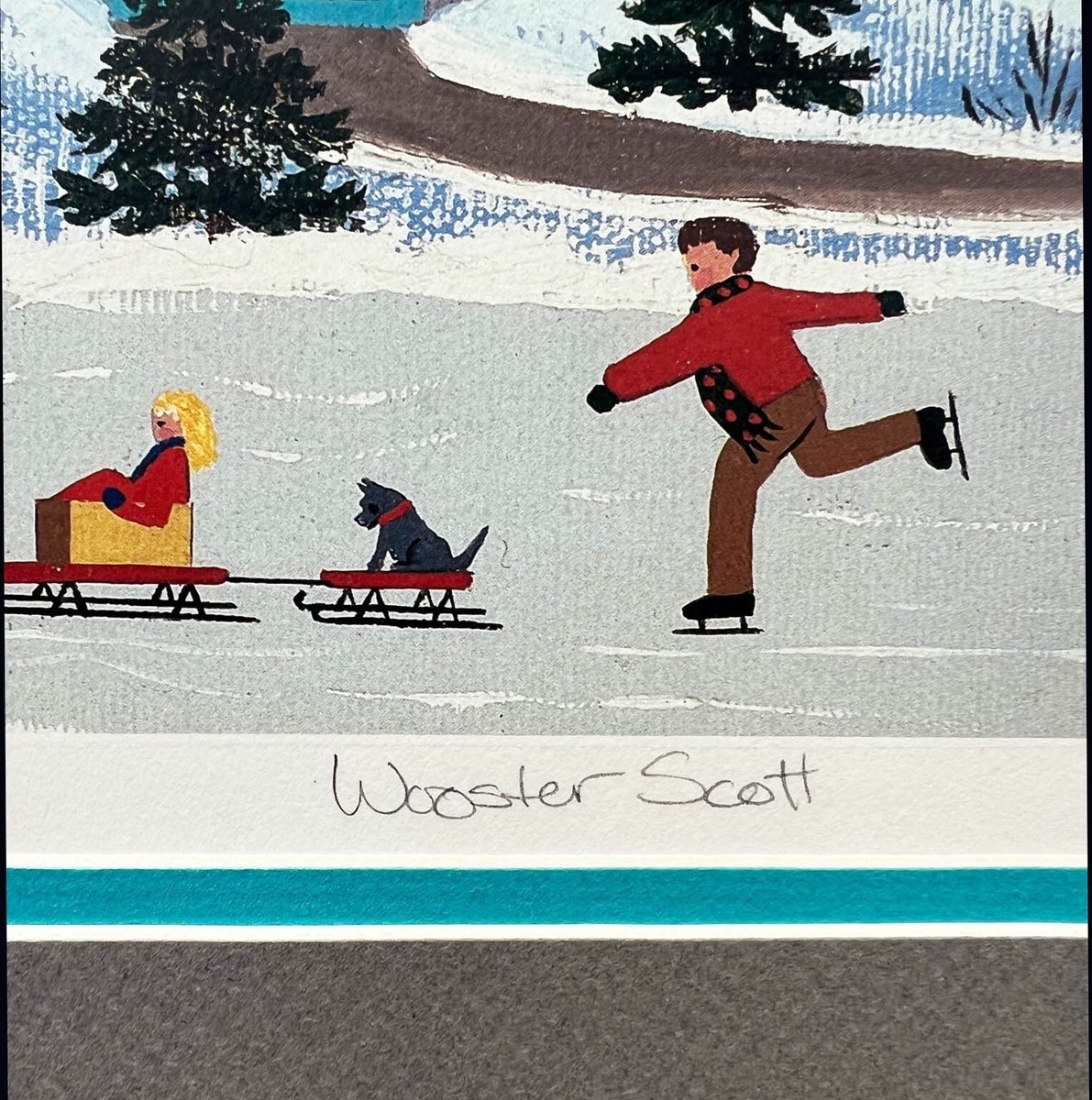 Jane Wooster Scott リトグラフ「チェサピークの野生の白鳥」 Jane Wooster Scott 
