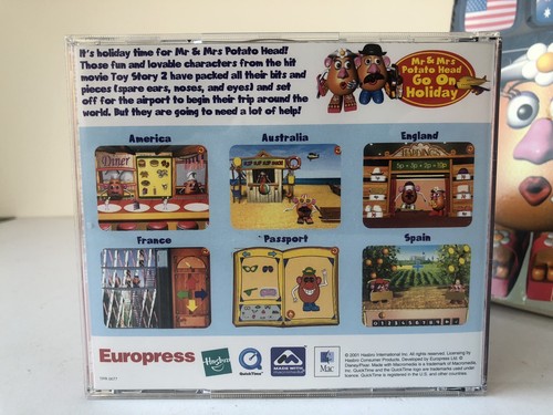 Big Box Mr & Mrs Potato Head Go On Holiday (PC/Mac Cd Rom 2001) Hasbro Europress - Picture 11 of 14