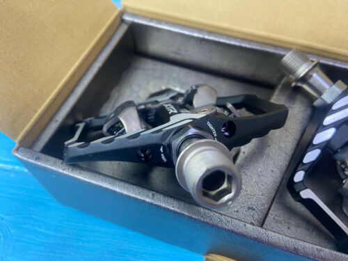 Shimano XTR PD-M9120 55mm Spindle Chromoly Steel Aluminum MTB Pedals - Picture 6 of 10