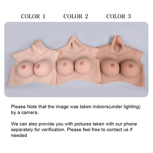 IMI 7th Plus Size C-H Cup Silicone Breast Forms Crossdresser Fake Boobs No Oil - Picture 5 of 12