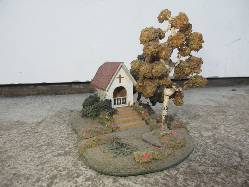 Märklin HO Anlage-Rückbau: Vau-Pe, Nr. 504, Kapelle mit Baum