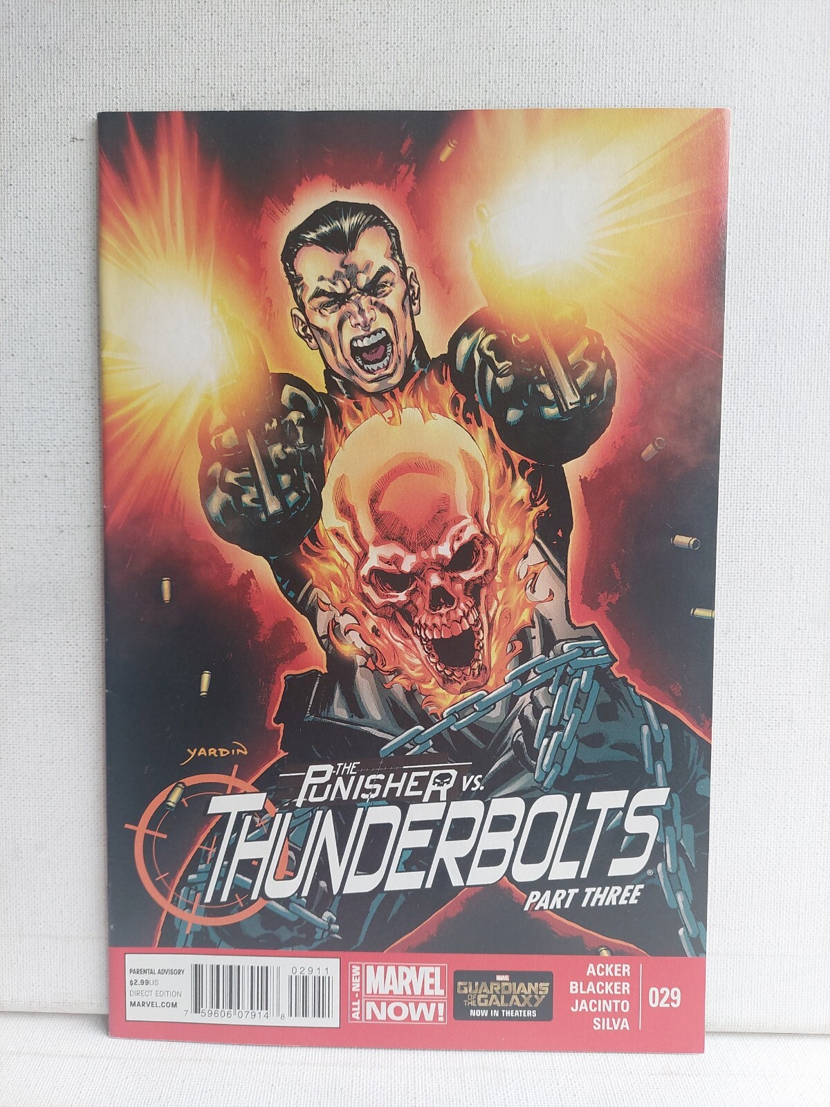 Thunderbolts #29 vs Punisher Marvel Comics Deadpool Ghost Rider 2014
