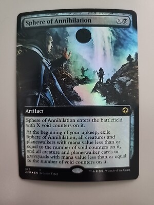 MTG Sphere of Annihilation Adventures in the Realms 121/281 Foil Borderless Rare
