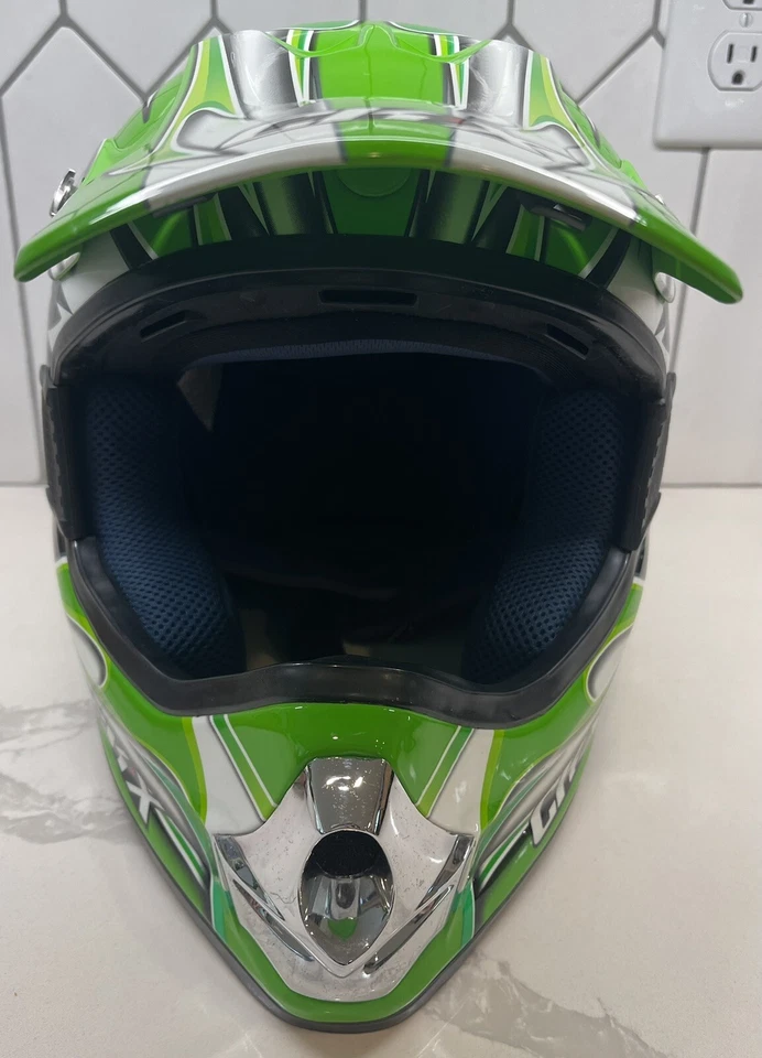 Casco todoterreno CKX verde y blanco talla XS Foto 4 de 4