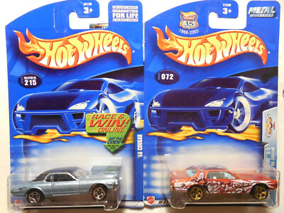 New Hot Wheels '68 MERCURY COUGAR Lot 4 CLASSICS ANIME BLACK GREEN