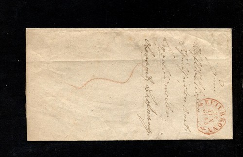 Württ. 1848 - "Heilbronn" Clear Red Bracket (#7511)