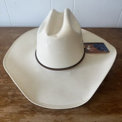Chapeau Resistol Panama Shantung George Strait - Taille 6 7/8 - NEUF (autre)