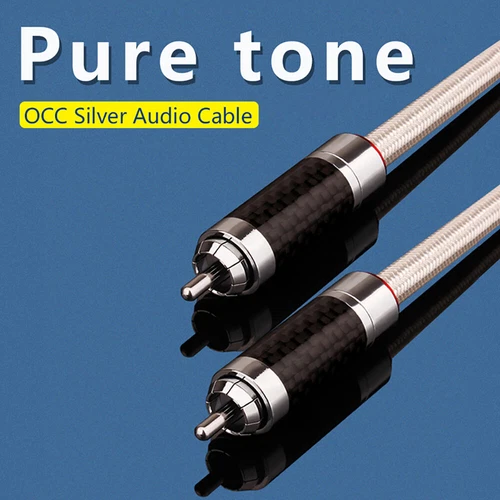 Hifi Digital Coaxial Audio Video Rca Cable RCA to RCA Male Subwoofer Audio Cable - Picture 3 of 6