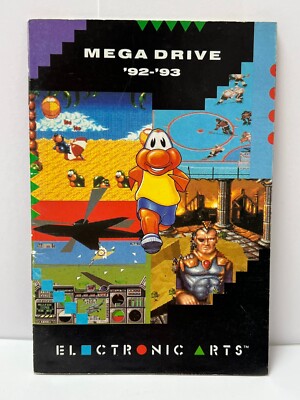 Catalogue Electronic Arts 92/93 Pour Sega Megadrive – Bon état, Rare