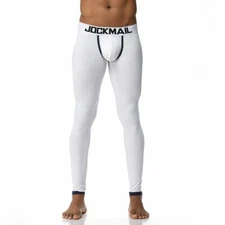 High Quality Men Thermal Long Johns Sexy Cotton Dots Leggings Gay Underpants