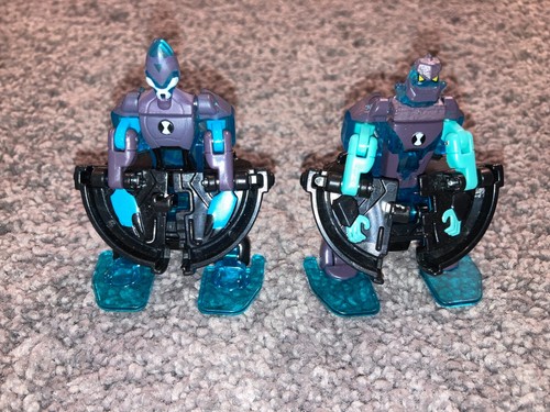 Ben 10 Omni Launch Omni-enhanced Diamondhead XLR8 alien figures, Ripjaw mini PVC - Picture 2 of 16