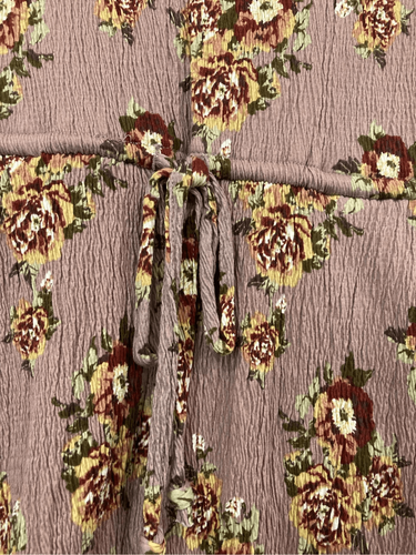 Mini Vestido Xhilaration Para Mujer XS Estampado Floral Malva Manga Corta Bolsillos Nuevo con Etiquetas - Imagen 5 de 11